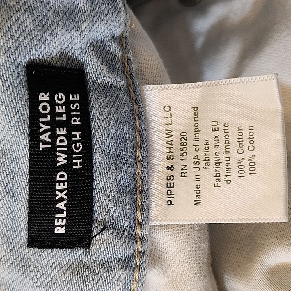 Veronica Beard 100% Cotton  Taylor Relaxed Wide-Leg High-Rise Size 28" - Picture 16 of 16